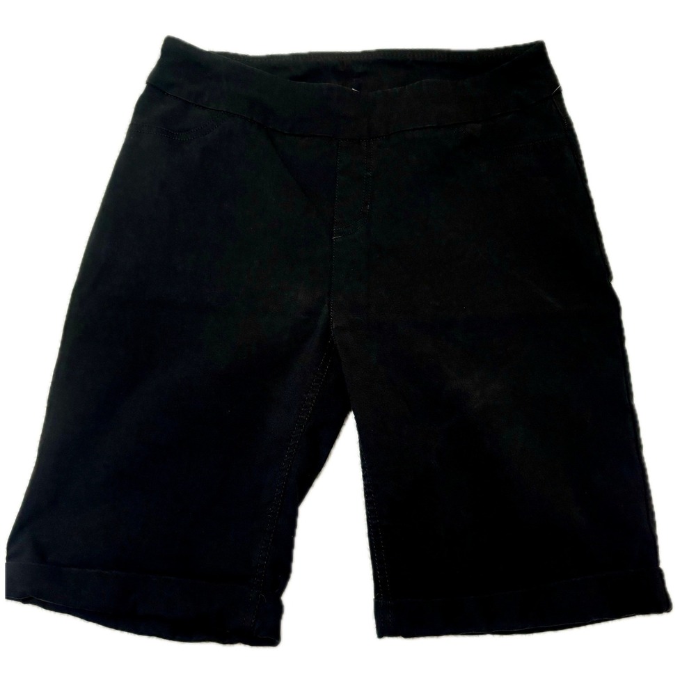 Soft Surroundings Black Bermuda Style Shorts - Size PS Petite Small